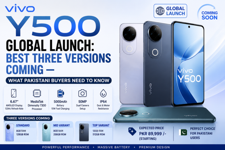 Vivo Y500 Global Launch: Best Three Versions Coming — What Pakistani Buyers Need to Know
