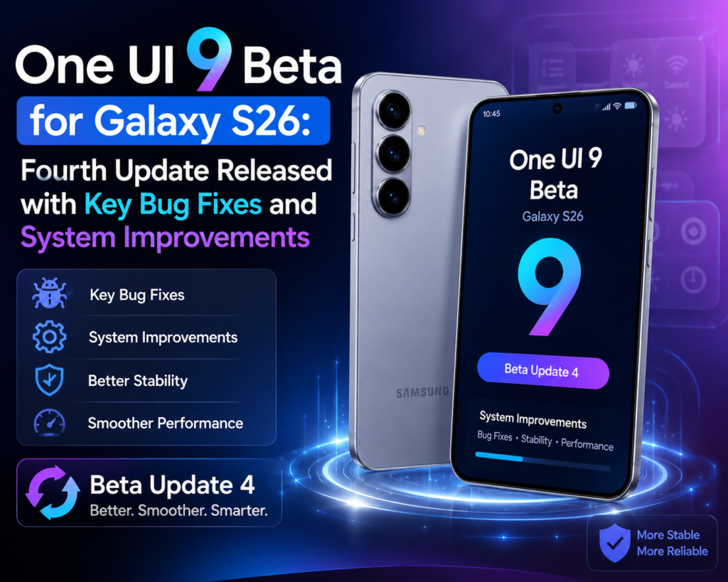 One UI 9 Beta for Galaxy S26