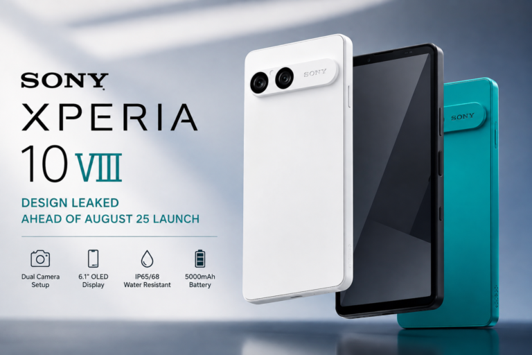 Sony Xperia 10 VIII Design Leaked Ahead of August 25 Launch