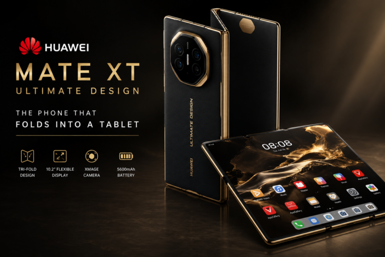Huawei Mate XT Ultimate Design: The Phone That Folds Into a Tablet