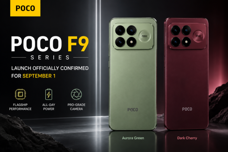 POCO F9 Series Launch Officially Confirmed for September 1