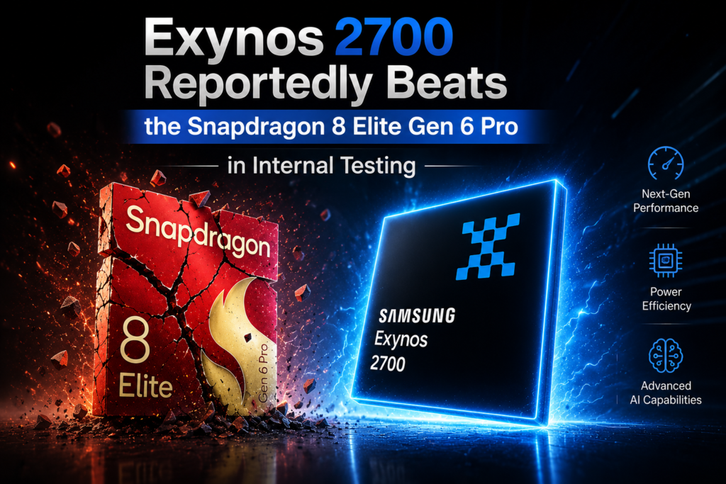 Exynos 2700 Reportedly Beats the Snapdragon 8 Elite Gen 6 Pro in Internal Testing