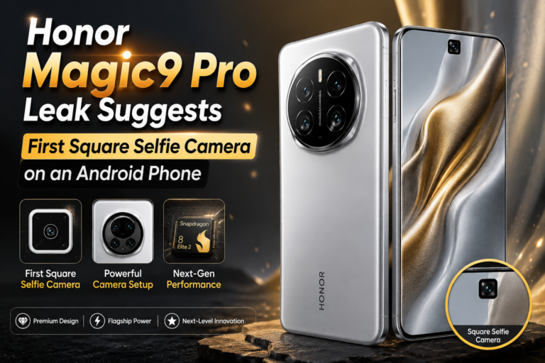 Honor Magic9 Pro Leak Suggests First Square Selfie Camera on an Android Phone