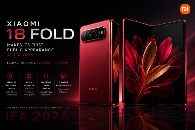 Xiaomi 18 Fold Makes Its First Public Appearance at IFA 2026