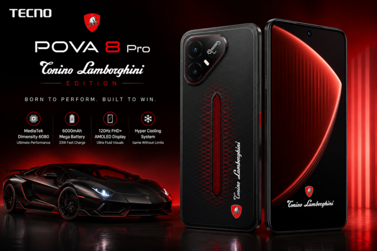 Tecno Pova 8 Pro Tonino Lamborghini Edition: A Gaming Phone Dressed Like a Supercar