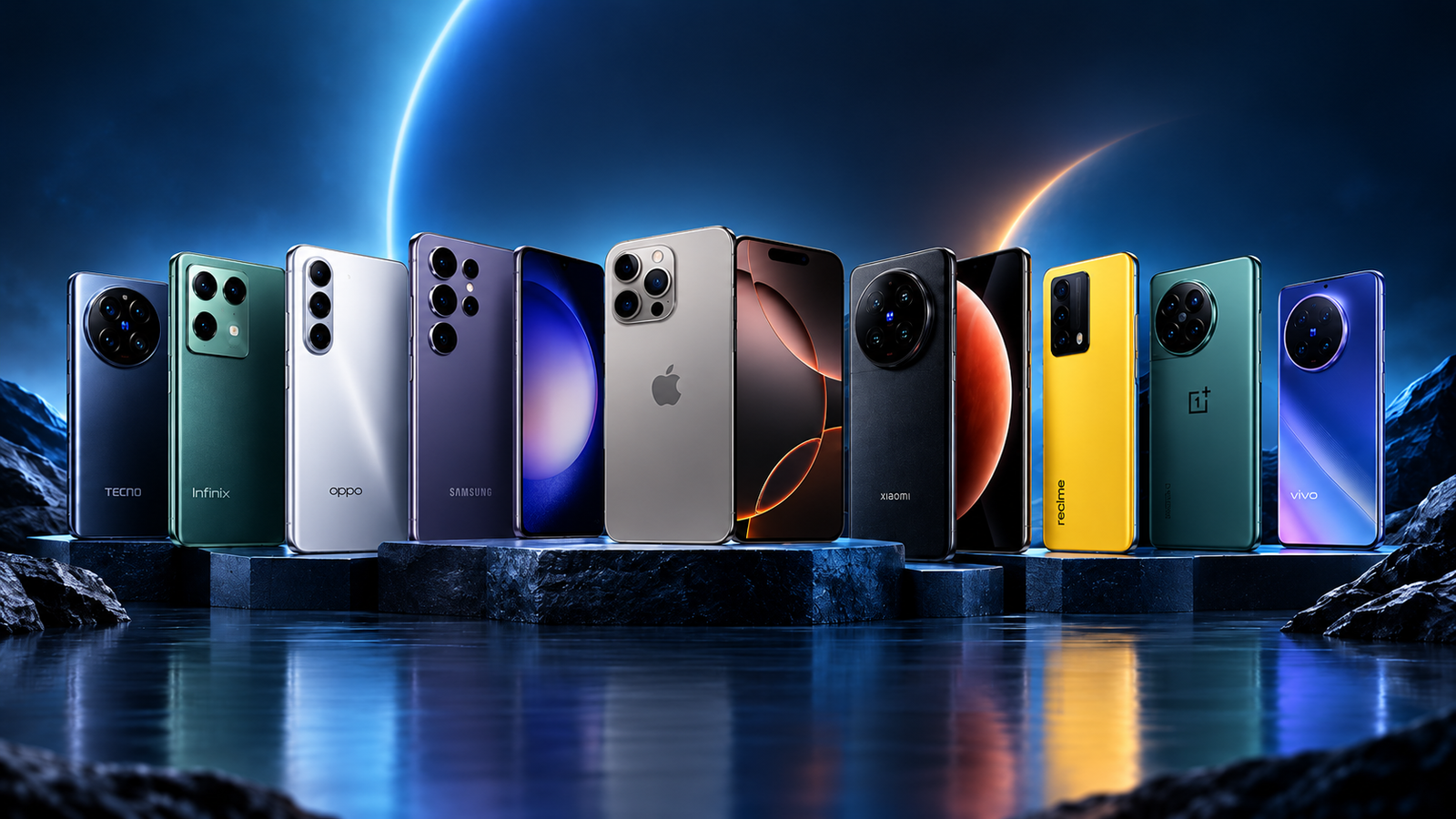 Latest Mobile Phones samsung vivo oppo techno infinix